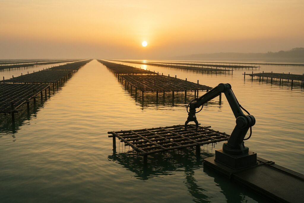 一次産業の自動化が加速 台湾カキ養殖にみる「高齢化×ロボティクス」の転換点1